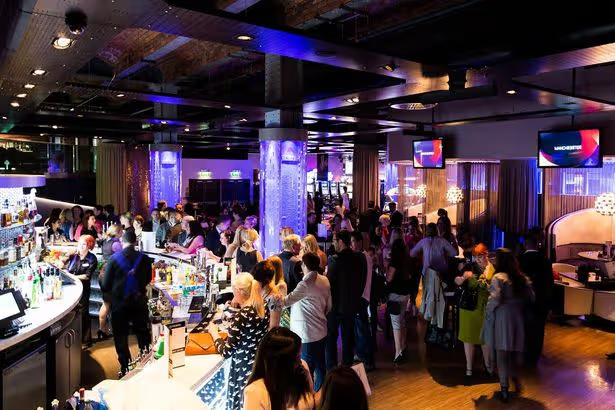 Salsa class at Manchester 235 Casino