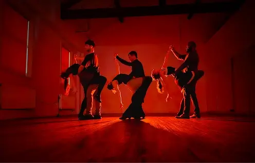Salsa instructor leading private dance tuition in Manchester